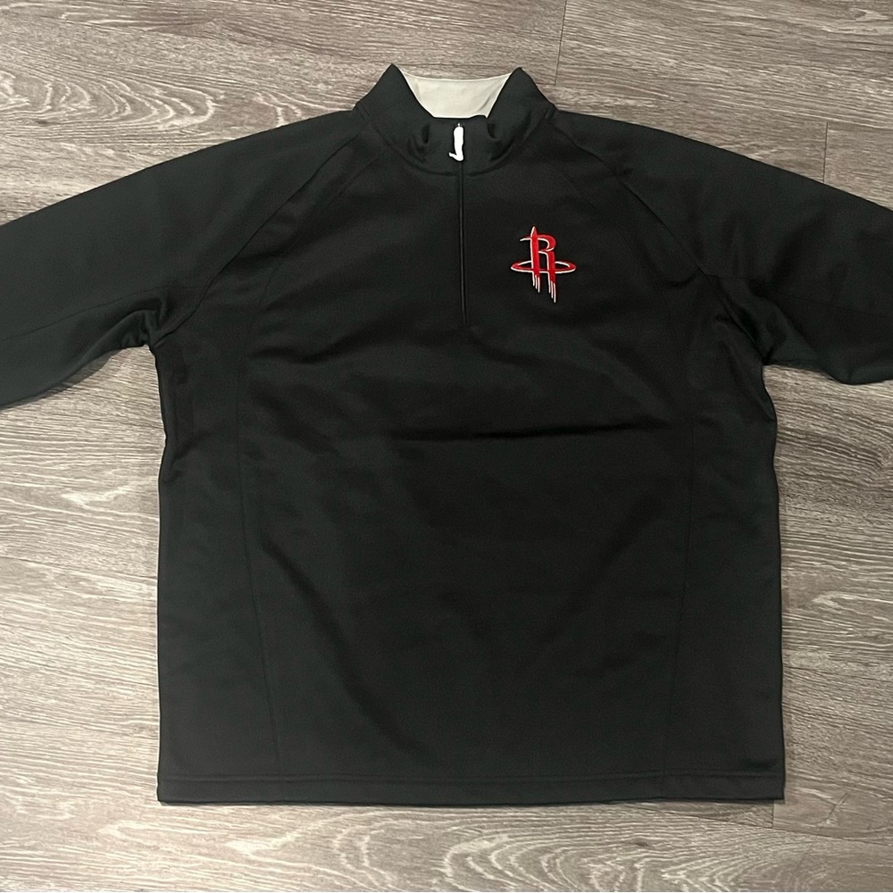 Houston Rockets NBA Sport-tek Half Zip Sweater Promotional AT&T Longsleeve
